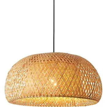Interlook Přírodní bambusová lampa | BOHO pletené | 60 cm