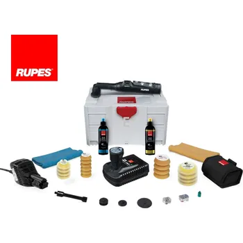 leštička RUPES iBrid Nano II Nano Leštička v kufru s kompletním příslušenstvím (Rotační, rotační s převodovkou, excentr 3 a 12 mm)