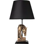 Stolní lampa Horses černá/bronzová
