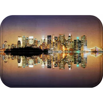 Koupelnová předložka KOUPELNOVÁ PŘEDLOŽKA | PROTISKLUZOVÁ 40x60 RYCHLESCHNOUCÍ VODĚODOLNÁ MĚKKÁ