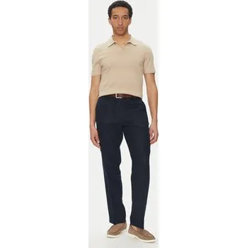 MICHAEL Michael Kors Chino kalhoty CS5304BBEY Tmavomodrá Straight Fit 33_32