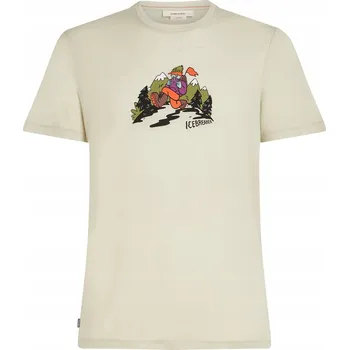 Pánské tričko merino ICEBREAKER TECH LITE SS TEE CATCH ME OUTS vel. M Ashen