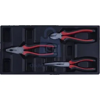 Modul sada kleští pro dílenský vozík, 3 díly, STAVTOOL , balení 1 ks