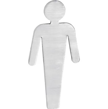 Cedule WC páni, 80x35x2mm, nerez mat 59327