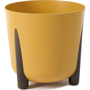 Květináč Květináč MOSS ECO II 30 cm hořčicově žlutý