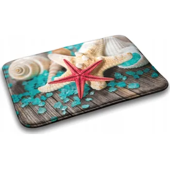 Koupelnová předložka Protiskluzová koupelnová předložka Mušle Hvězdice