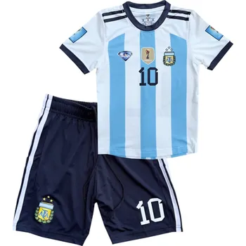 Numberoplus Dětský fotbalový dres Komplet Argentina - AFA Messi MJ10 Velikost: 16 let (vel.166-172)