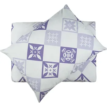 Povlečení HW LOGISTIC s.r.o. Bavlněné povlečení PLUS prodloužené DOLNA fialové 140 x 220, 70 x 90 cm zip