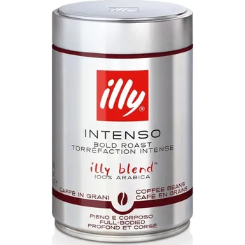 Horký nápoj illy Intenso - zrnková káva 250 g