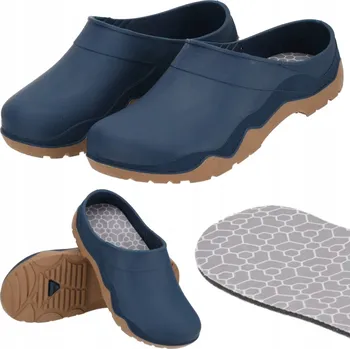 Pracovní obuv Unisexové dřeváky DEDRA Lehké pracovní a zahradní pantofle vel 41/42 kat. OB