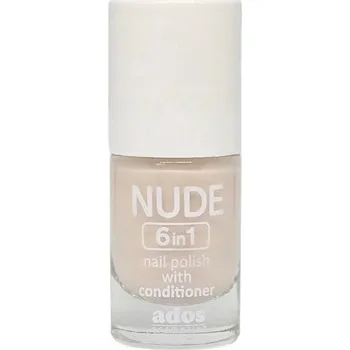 Lak na nehty ADOS Nude lak na nehty s kondicionérem 6v1 13 8g