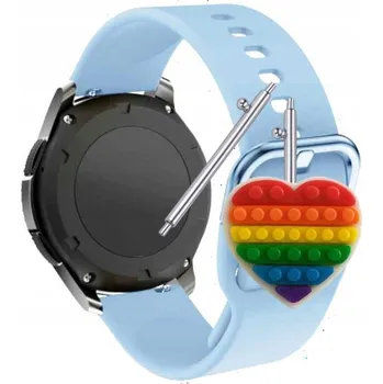 Pouzdro na mobilní telefon Pásek Řemínek pro Garett Men 4S, Silikon Modrý Poutko, nastavitelný