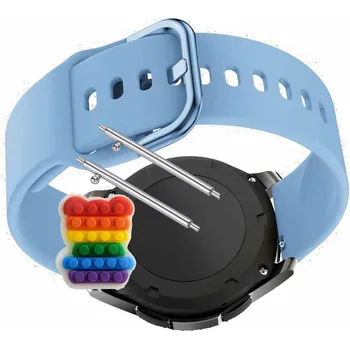 Pouzdro na mobilní telefon Pásek Řemínek pro Megalith K65, Silikon Modrý Poutko, nastavitelný