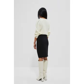 Dámská sukně Pouzdrová sukně s embosovaným vzorem Marisse černá | bílá | krémová 2000758