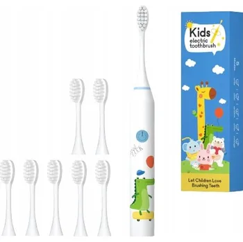 Elektrický zubní kartáček Sonický kartáček pro děti od 3 let KRÁLÍK (Zajíček)