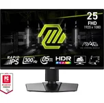 MSI MAG/255PXF/24,5"/IPS/FHD/300Hz/0,5ms/Černá/3R