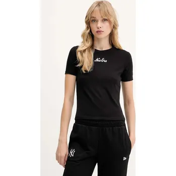 Dámské tričko Tričko New Era dámské, černá barva, 60564944 99X, vel. XS