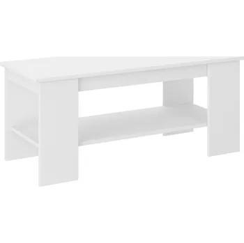 Konferenční stolek Konferenční stolek Framire obdélníkový 120 x 50 x 45 cm bílý