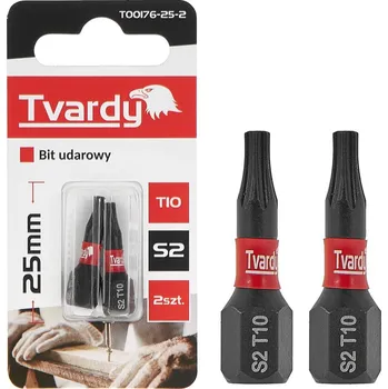 Klíč Rázový bit TVARDY T10 25mm S2, sada 2ks, Geko T00176-25-2