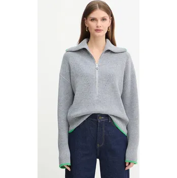 Pánský svetr Svetr s příměsí vlny Pinko 105448.A2Q9 šedá 09M, vel. L