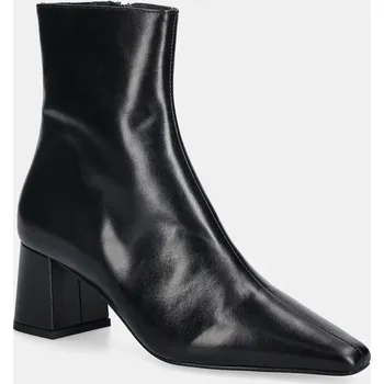 Dámské kozačky Kožené kotníkové boty Jonak DYONISOS CUIR 3700183 černá 99X, EUR 39