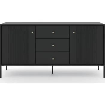 Komoda Komoda WIP 154,5 x 39 x 79 Cm černá matná