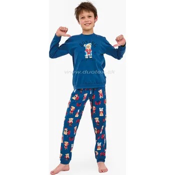 Chlapecké oblečení CORNETTE Chlapecké pyžamo 966/178-Boxer Barva: 178, Velikost: 158-164