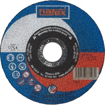 Řezný kotouč SET RK ø 125×1.6×22.2 A 46Q-BFB 41 Řezný kotouč 2v1 pro řezání běžné a ušlechtilé oceli NAREX