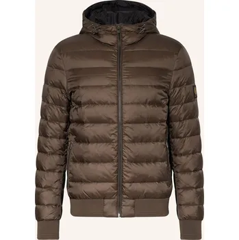 Belstaff Pánská Lehká Péřová Bunda Control, tmavě hnědá, 54