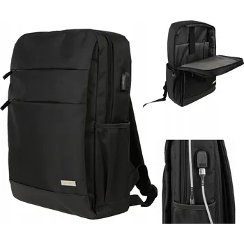 Městský batoh Městský batoh Captain Mike černý