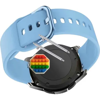 Pouzdro na mobilní telefon Pásek Řemínek pro Kumi GW16T, Silikon Modrý Poutko, nastavitelný