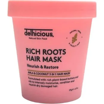 Vlasová regenerace Delhicious Rich Roots Nourish & Restore Hair Mask 175 g