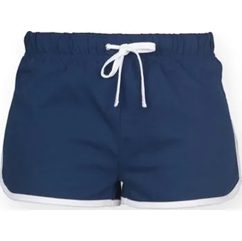 Dívčí kraťasy Sf Dětské bavlněné šortky SM069 Navy-White 7/8 Jahre