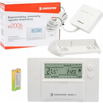 Bezdrátový regulátor Euroster E2006TXRX bílý