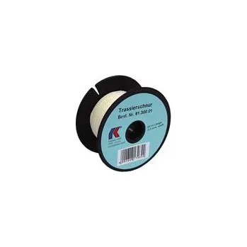 KAUFMANN značkovací šňůra bílá, snadno natažitelná, o 3 mm délka 100 m