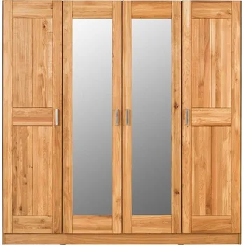 Ložnice Dubová šatní skříň TINA4 + zrcadlo