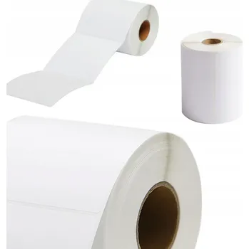 Samolepící etiketa TERMO ETIKETY 100x150 mm bílé, ROLE ZEBRA, perforace, 350 ks, INPOST