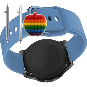 Pouzdro na mobilní telefon Pásek Řemínek pro Aligator Watch Go, Silikon Modrý Poutko, nastavitelný