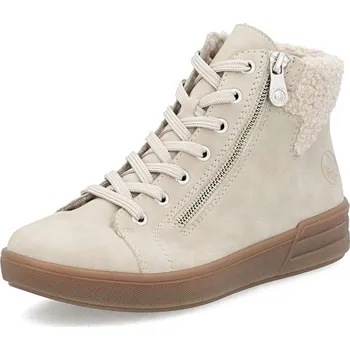 Dámské kozačky Dámská kotníková obuv RIEKER X0709-62 béžová W5 36