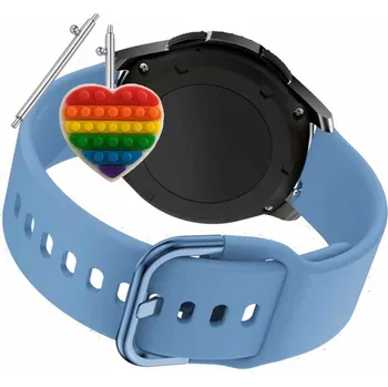 Pouzdro na mobilní telefon Pásek Řemínek pro Mibro A3, Silikon Modrý Poutko, nastavitelný