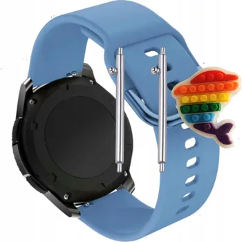 Pouzdro na mobilní telefon Řemínek pro Chytré Hodinky Lotus 50046/1, silikonový modrý řemínek