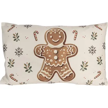 Polštář Clayre & Eef - Povlak na polštář CLASSIC GINGERBREAD MAGIC CGM36