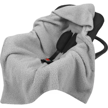 Kočárek Zavinovací deka do autosedačky - šedá