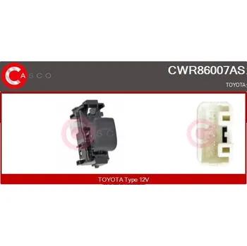 Spínač, zvedací zařízení oken CASCO CWR86007AS