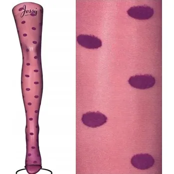 Dámské punčochy Vzorované Punčocháče Calzamia 20 DEN červené TU/3-S, velikost 3