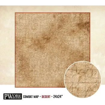 Příslušenství k deskovým hrám RPG podložka Combat Map Desert 24x24" na RPG hry