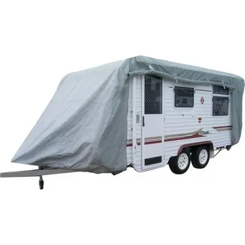 Plachta na motorové vozidlo STTuning Ochranná plachta na karavan velikost XXL 700x250x221cm, nepromokavá, vícevrstvá
