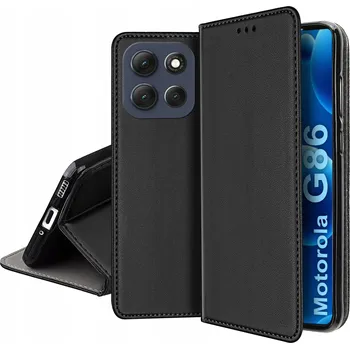 Pouzdro na mobilní telefon Flipové pouzdro KrainaGSM pro Motorola Moto G86 Power, černé
