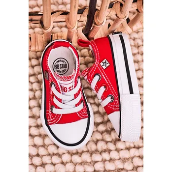 Dámské tenisky BIG STAR SHOES Dětské Klasické Tenisky Nízké BIG STAR BIG STAR SHOES bílá | růžová 1440759