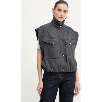 Dámská vesta Vesta s přídavkem vlny BOSS Orange C_Jaflesti 50547683 námořnická modř 59X, vel. 34